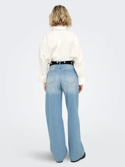 ONLMAYA Middels høy midje Wide Leg Fit Jeans