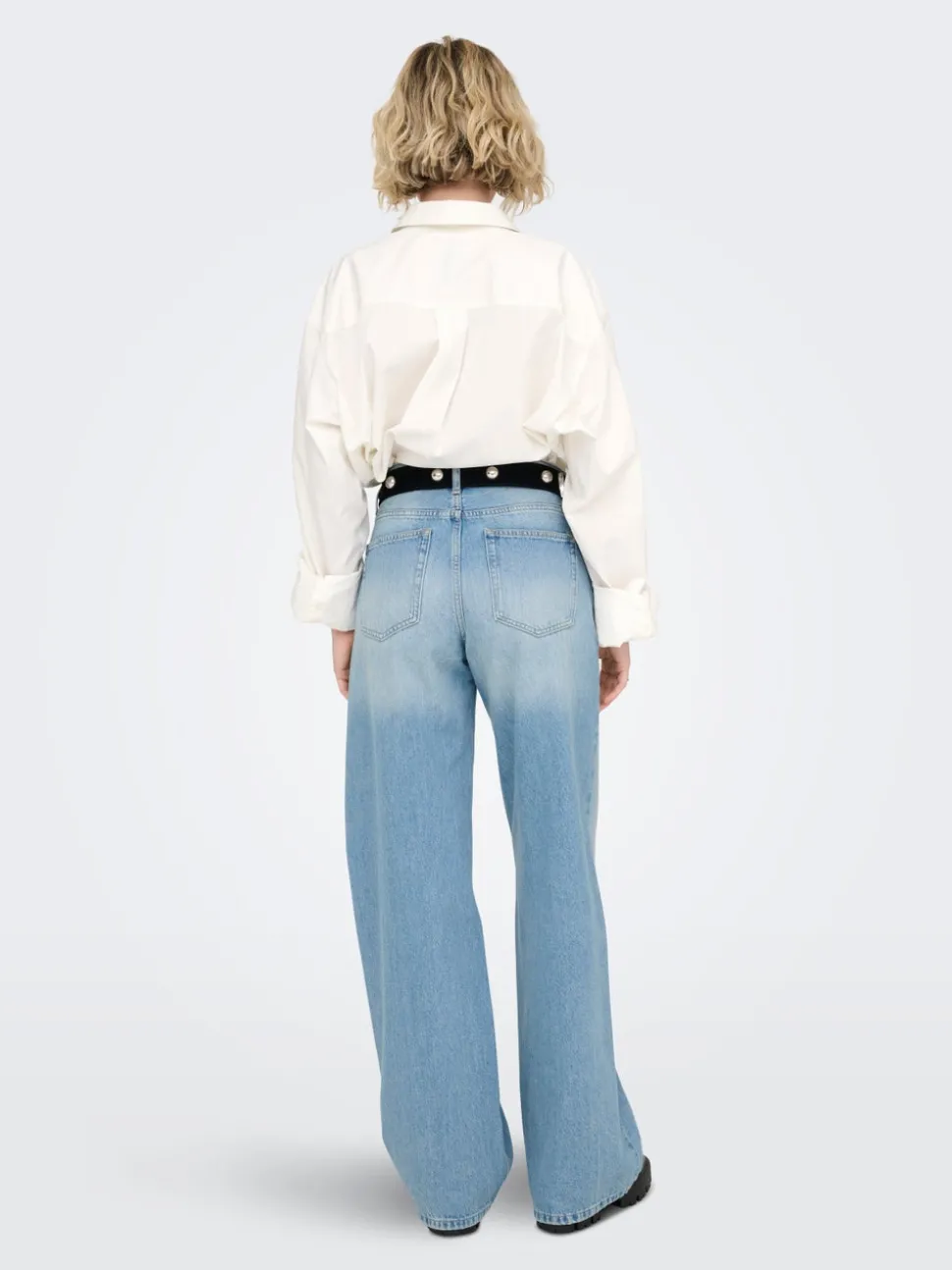 ONLMAYA Middels høy midje Wide Leg Fit Jeans
