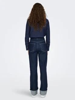 ONLMERCER Høy midje Wide Leg Fit Jeans