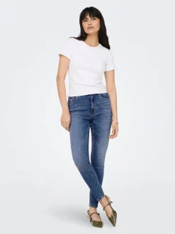 ONLMILA Høy midje Skinny Fit Ankellengde Jeans