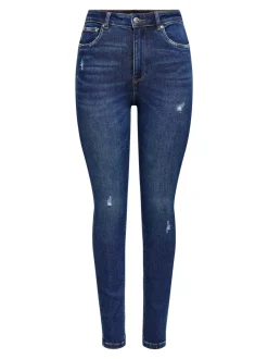 ONLMILA Høy midje Skinny Fit Ankellengde Jeans
