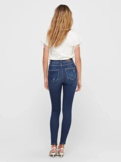 ONLMILA Høy midje Skinny Fit Ankellengde Jeans