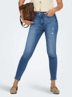 ONLMILA Høy midje Skinny Fit Ankellengde Jeans