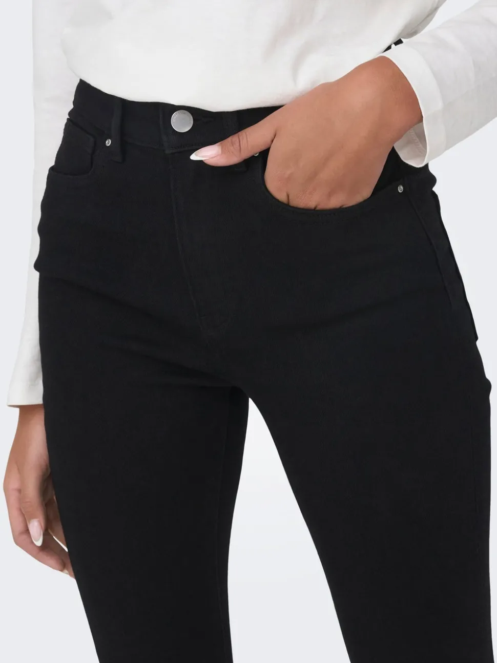ONLMILA Høy midje Skinny Fit Ankellengde Jeans