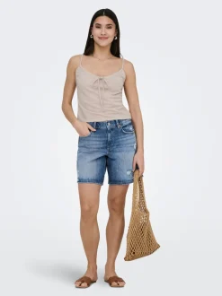 ONLMILTON Middels høy midje Regular Fit Denimshorts