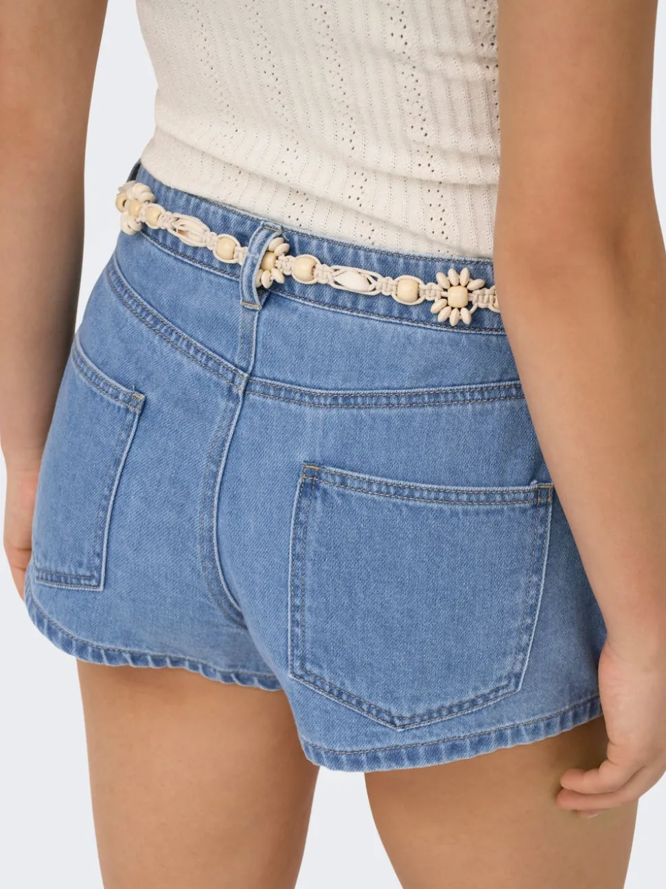 ONLMINDY Middels høy midje Regular Fit Denimshorts