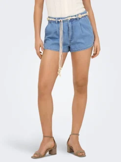 ONLMINDY Middels høy midje Regular Fit Denimshorts