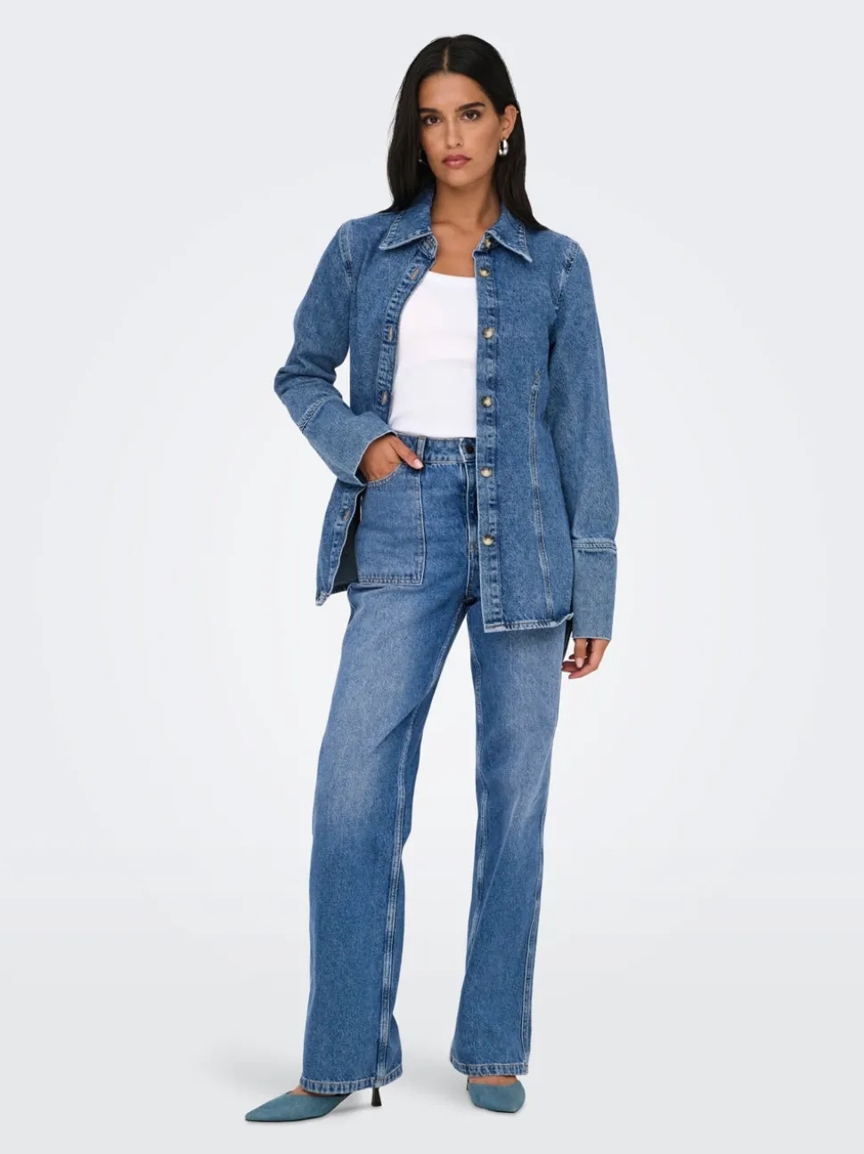 ONLNARA Denimskjorte