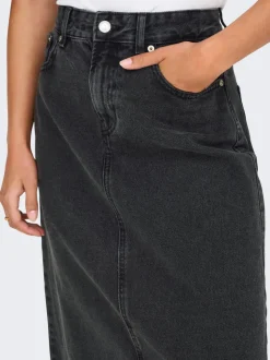 ONLNELIA Denim Denimskjørt Langt skjørt