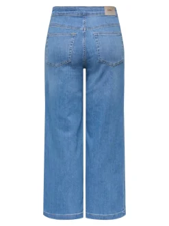 ONLNEW Høy midje Bred passform - beskåret Cropped Jeans