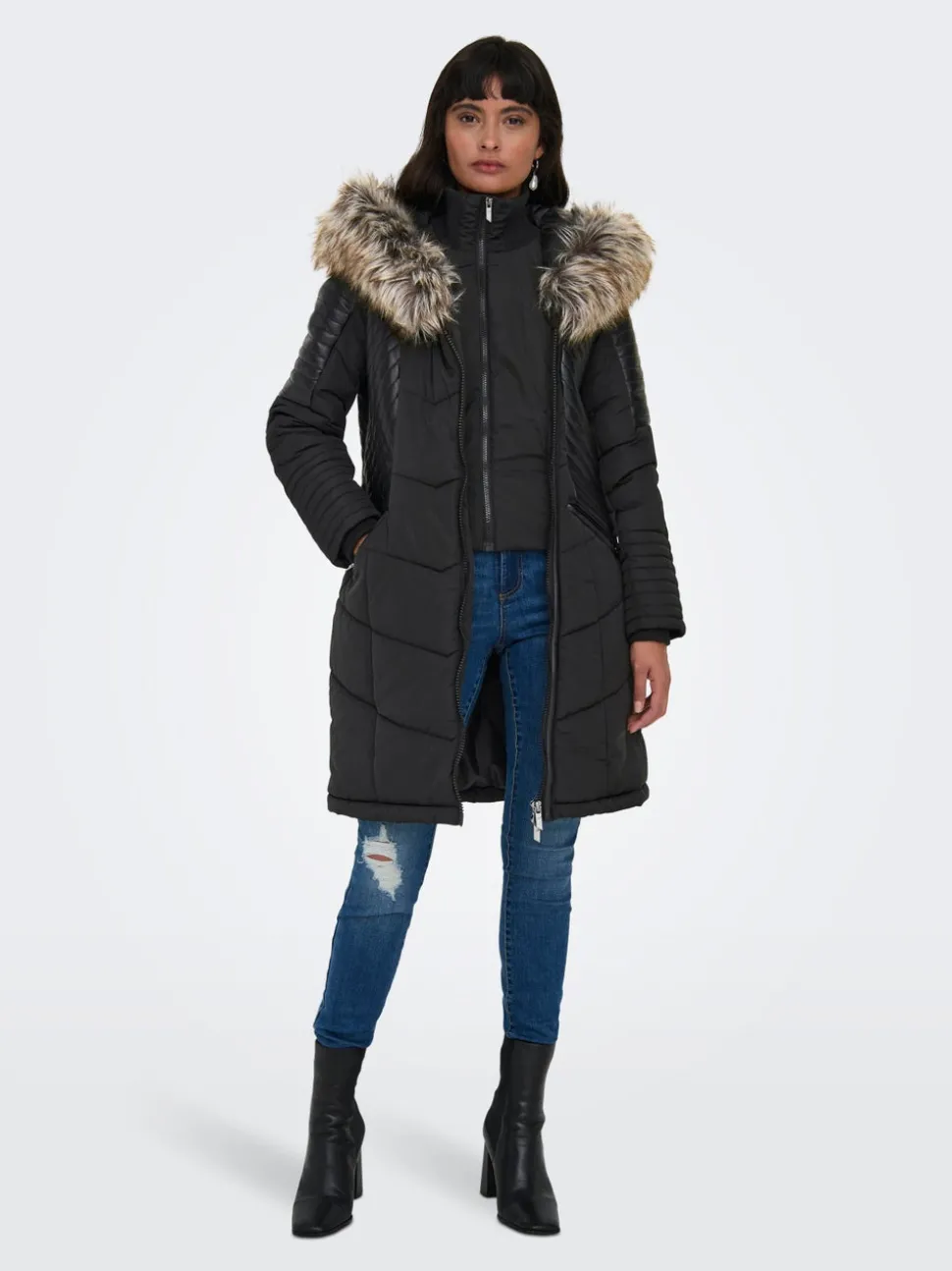 ONLNEWLINETTE Pufferjakke