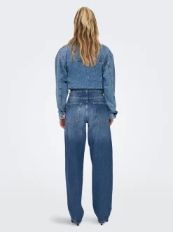 ONLNEXA Middels høy midje Baggy Fit Jeans