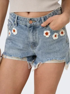 ONLPACY Høy midje Regular Fit Denimshorts