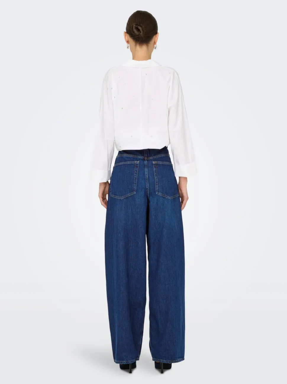 ONLPAULINA Høy midje Baggy Fit Jeans