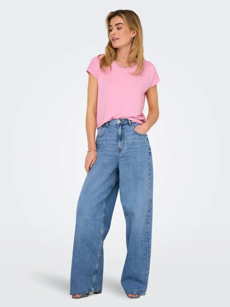ONLPAULINA Høy midje Baggy Fit Jeans