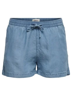 ONLPEMA Middels høy midje Relaxed Fit Denimshorts