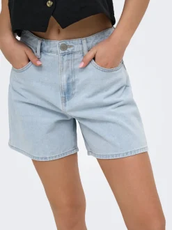ONLPHINE Høy midje Regular Fit Denimshorts