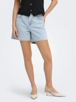ONLPHINE Høy midje Regular Fit Denimshorts