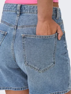 ONLPHINE Høy midje Regular Fit Denimshorts