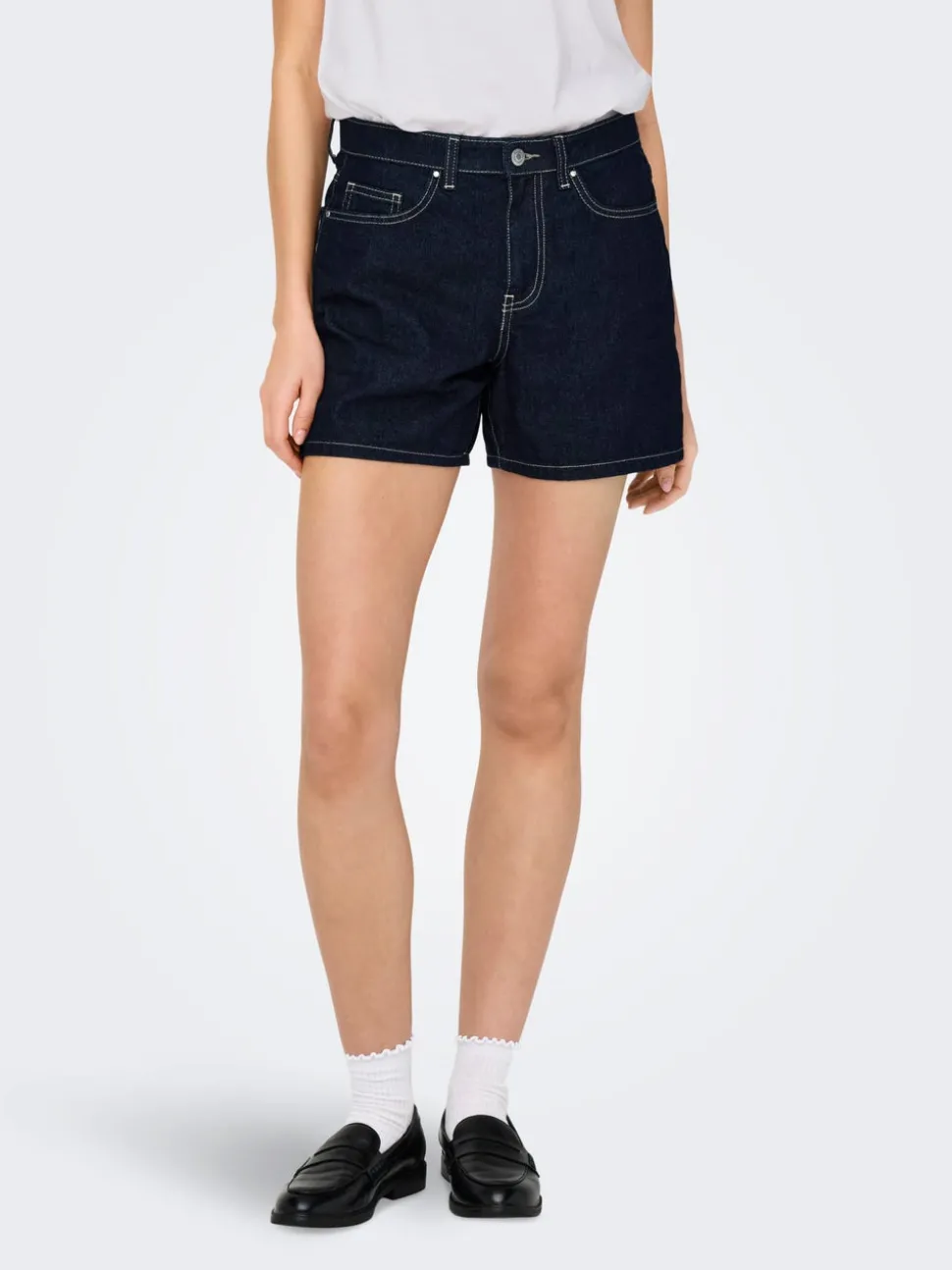 ONLPHINE Høy midje Regular Fit Denimshorts