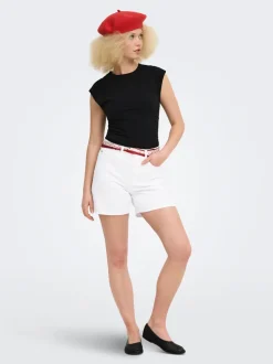 ONLPHINE Høy midje Regular Fit Denimshorts