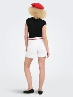 ONLPHINE Høy midje Regular Fit Denimshorts