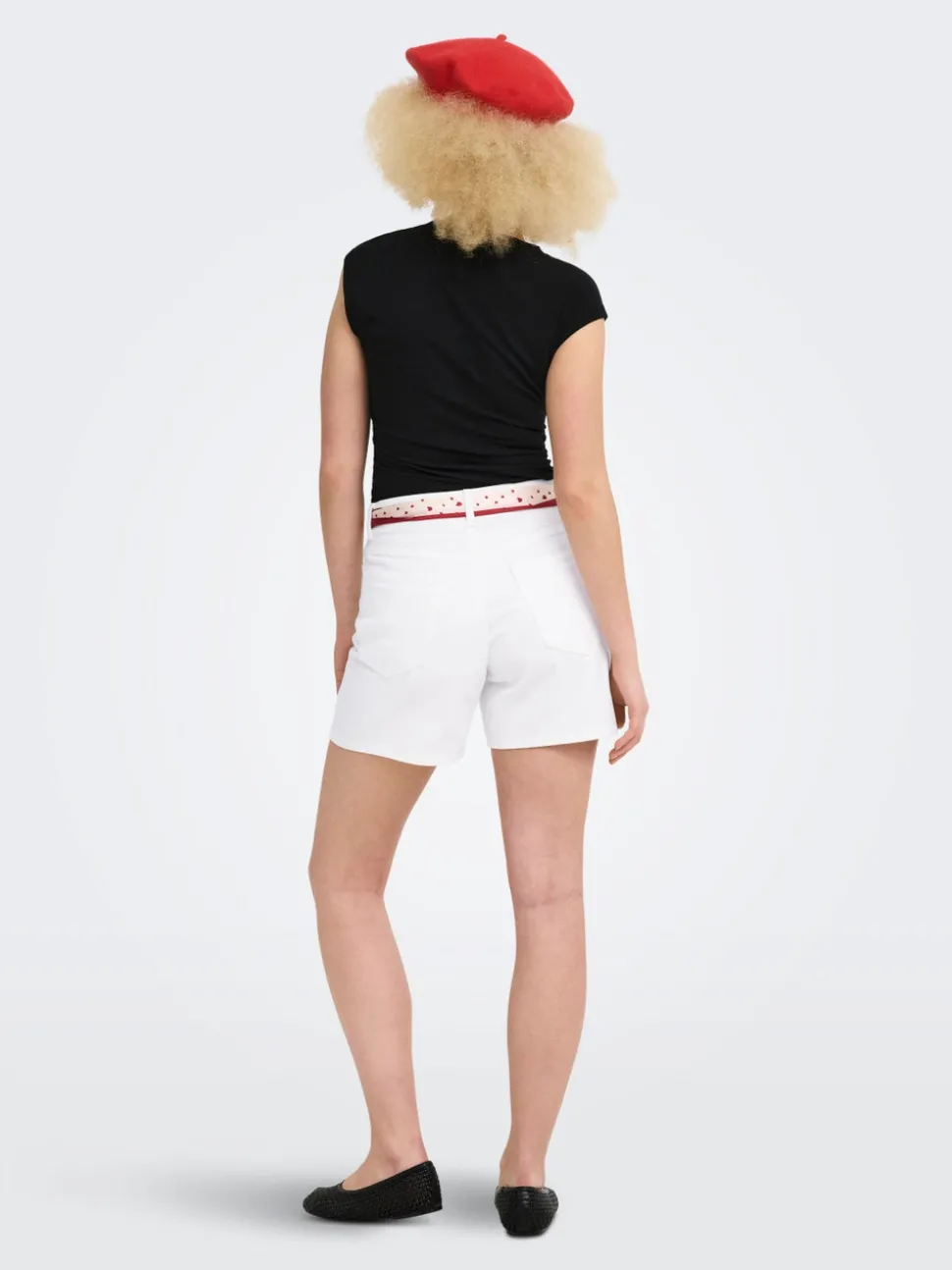 ONLPHINE Høy midje Regular Fit Denimshorts