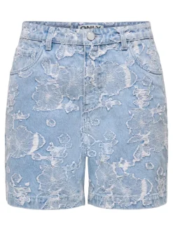 ONLPHINE-AUDE Høy midje Regular Fit Denimshorts
