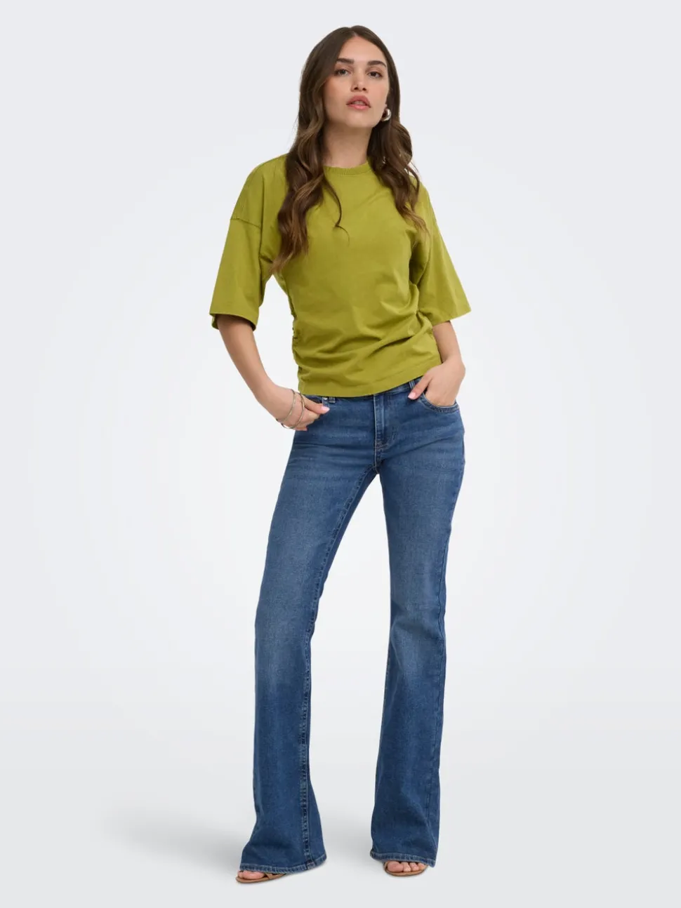 ONLPHOEBE Lav midje Flared Fit Jeans