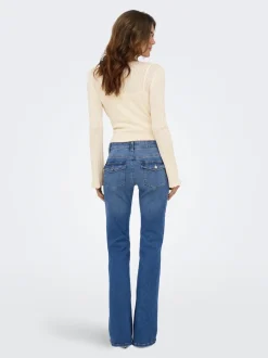 ONLPHOEBE Lav midje Flared Fit Jeans