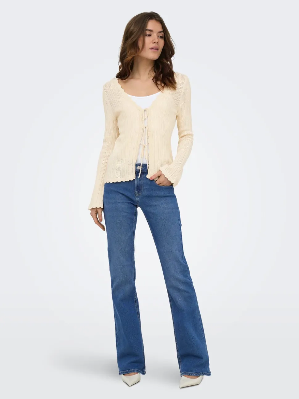 ONLPHOEBE Lav midje Flared Fit Jeans