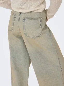 ONLPIPER-SONIC Høy midje Wide Leg Fit Jeans