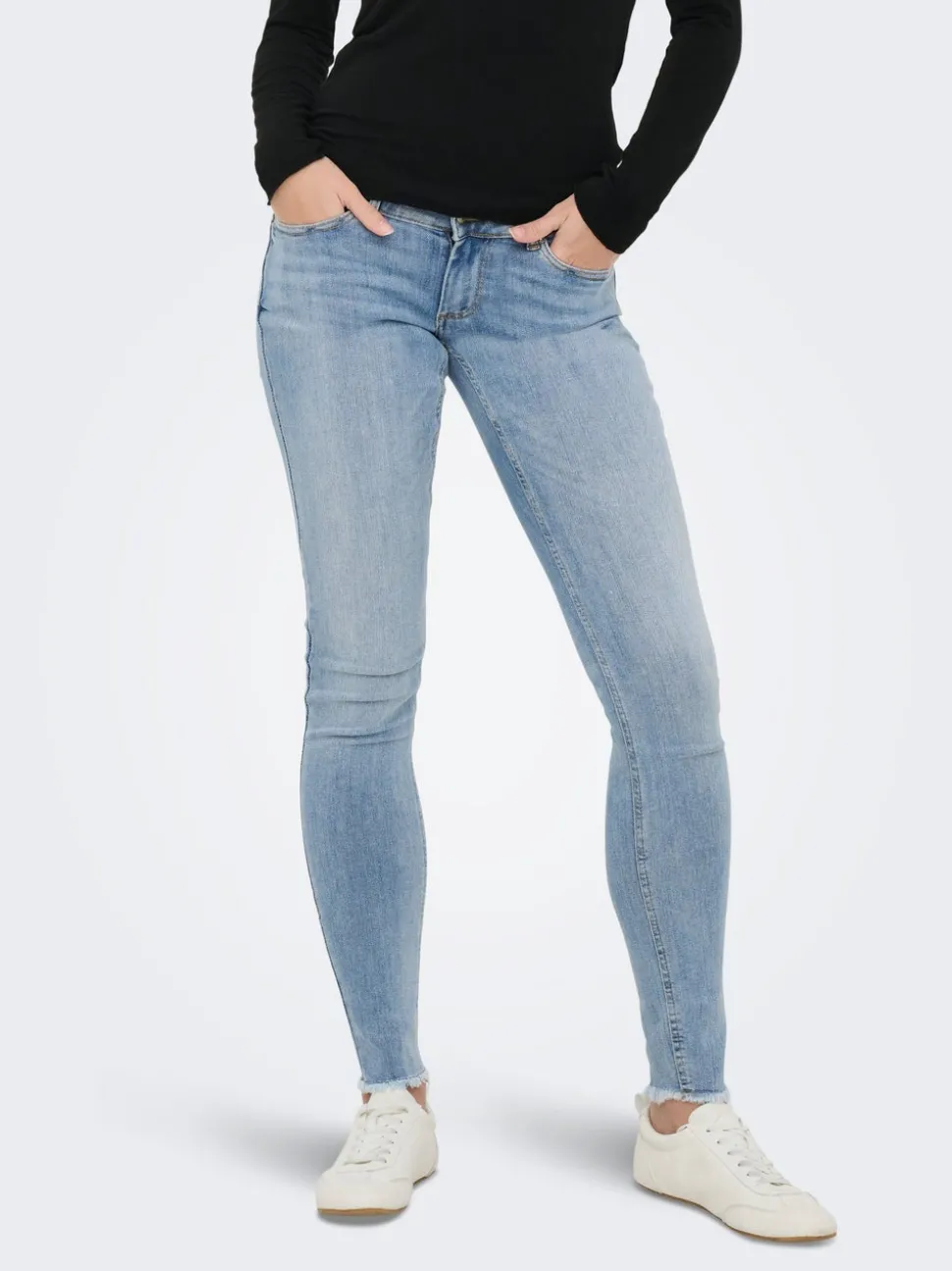 ONLPOWER Lav midje Skinny Fit Ankellengde Jeans