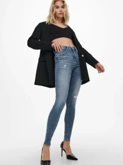 ONLPOWER Middels høy midje Skinny Fit Jeans
