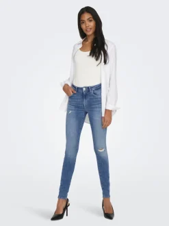ONLPOWER Middels høy midje Skinny Fit Jeans