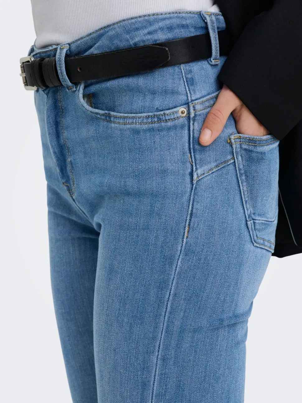 ONLPOWER Middels høy midje Flared Fit Jeans