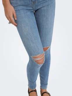 ONLPOWER Middels høy midje Skinny Fit Ankellengde Jeans