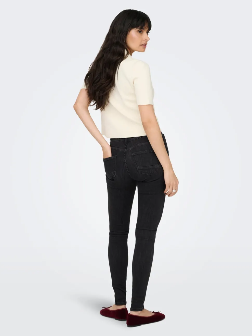 ONLPOWER Middels høy midje Skinny Fit Jeans