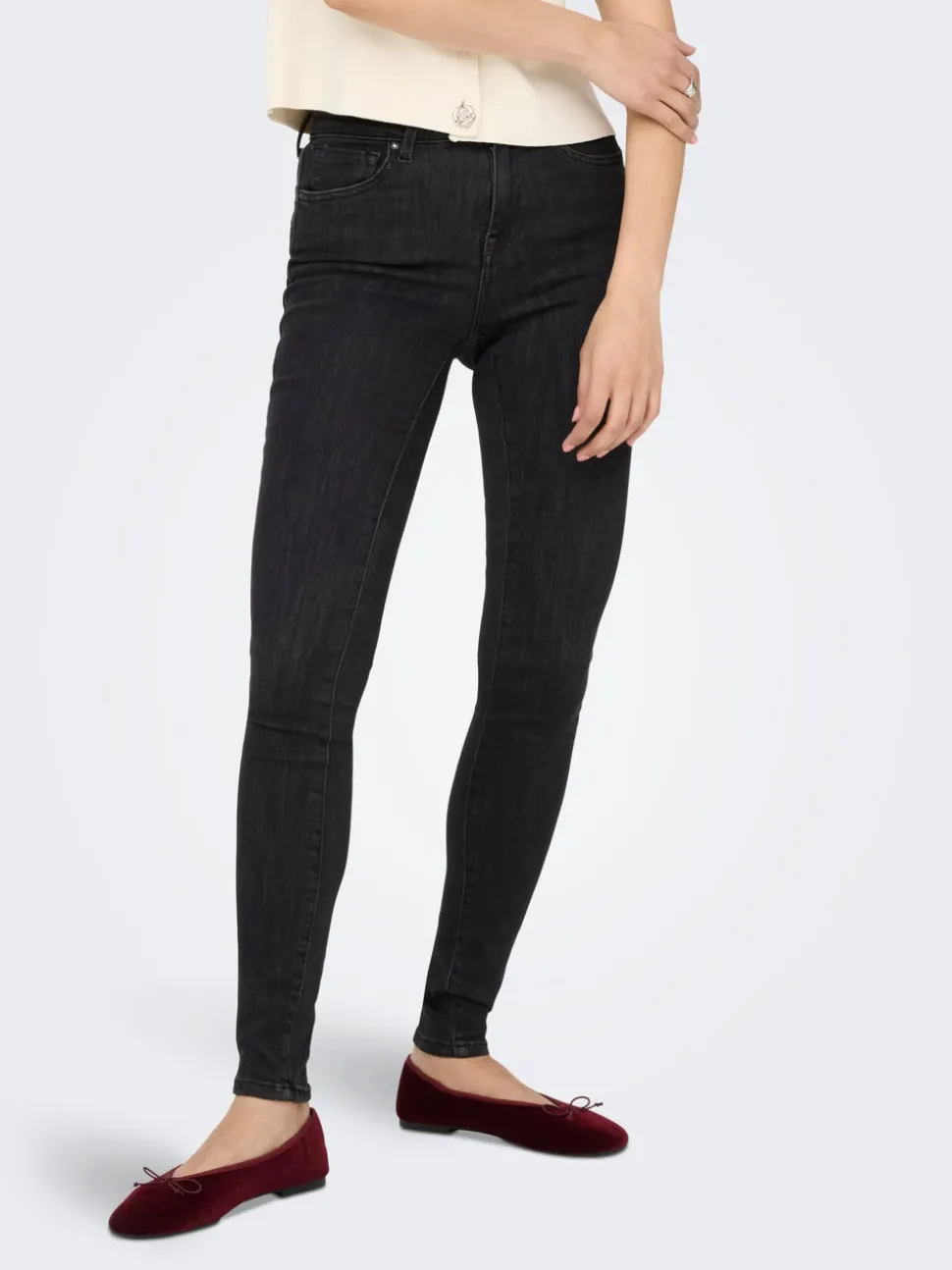 ONLPOWER Middels høy midje Skinny Fit Jeans