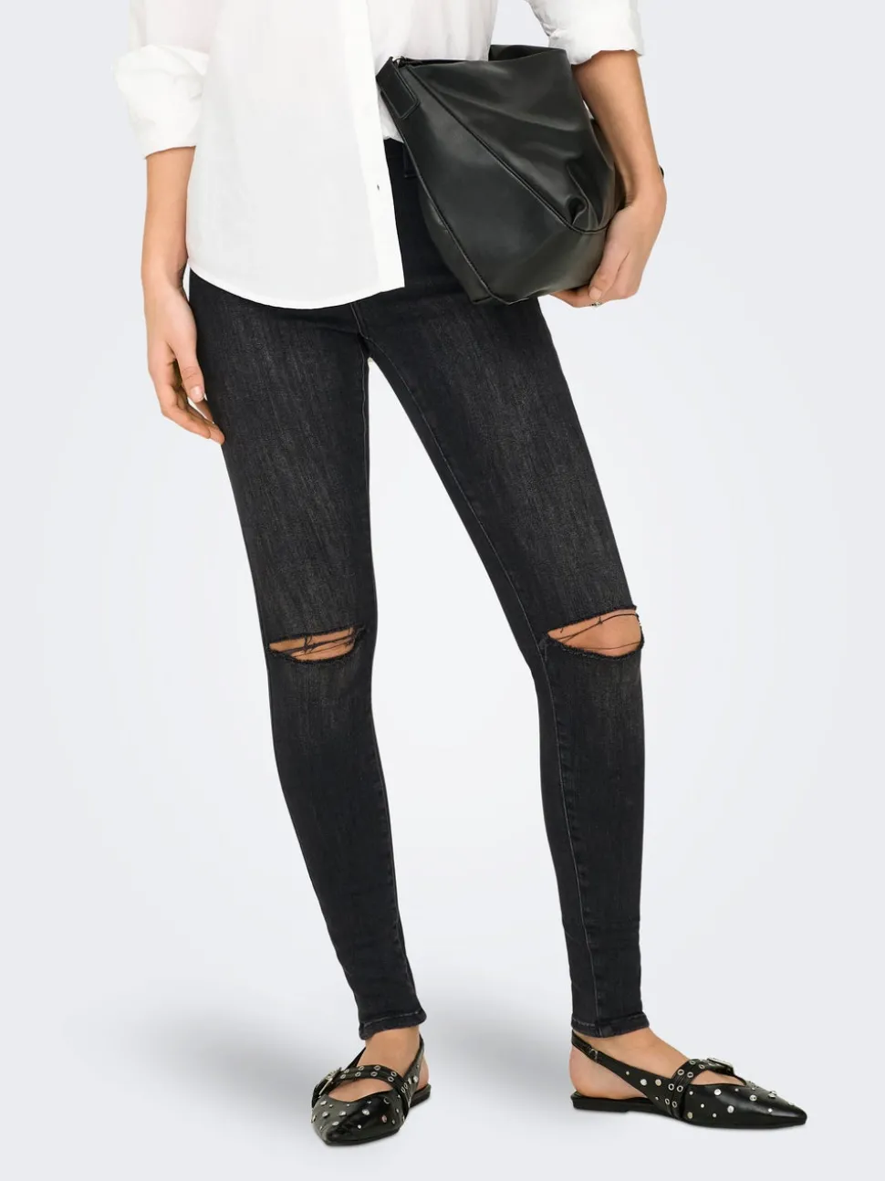 ONLPOWER Middels høy midje Skinny Fit Ankellengde Jeans