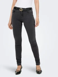 ONLRAIN Middels høy midje Skinny Fit Jeans
