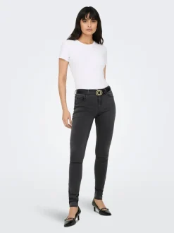 ONLRAIN Middels høy midje Skinny Fit Jeans
