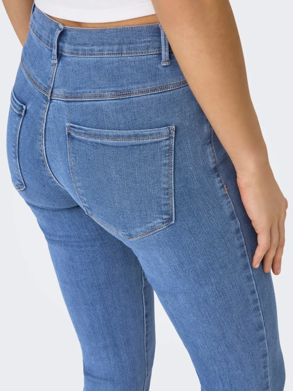 ONLRAIN Middels høy midje Skinny Fit Jeans