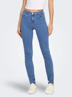 ONLRAIN Middels høy midje Skinny Fit Jeans