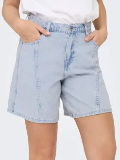 ONLREBECCA Middels høy midje Regular Fit Denimshorts