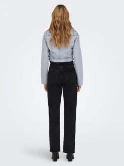 ONLRILEY Høy midje Straight Fit Jeans