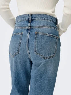 ONLRILEY Høy midje Straight Fit Jeans