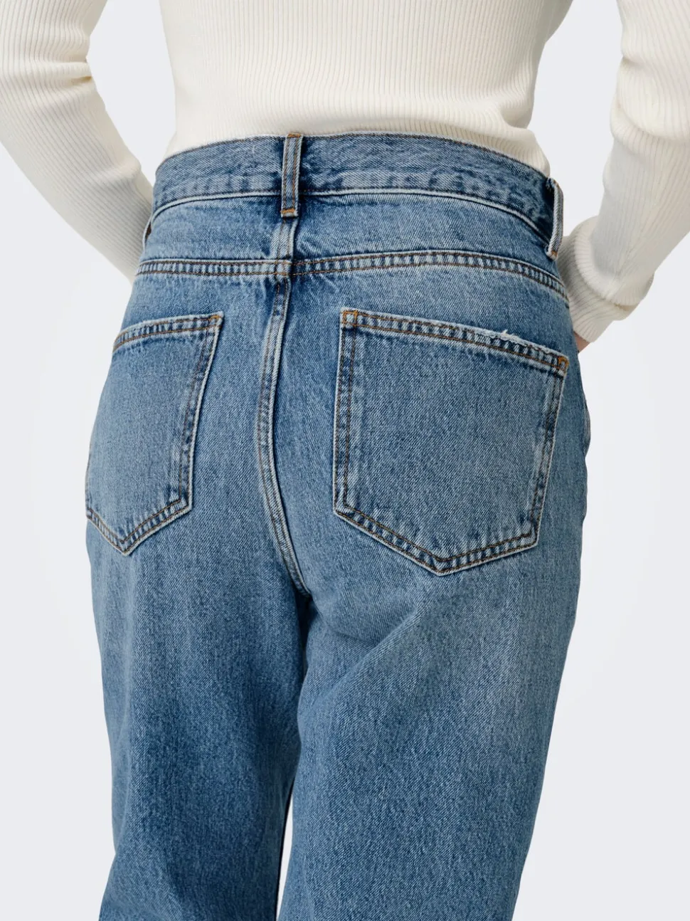 ONLRILEY Høy midje Straight Fit Jeans