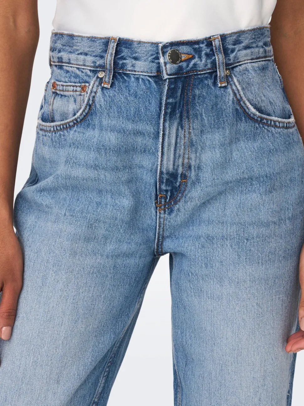 ONLROBYN Høy midje Straight Fit Jeans