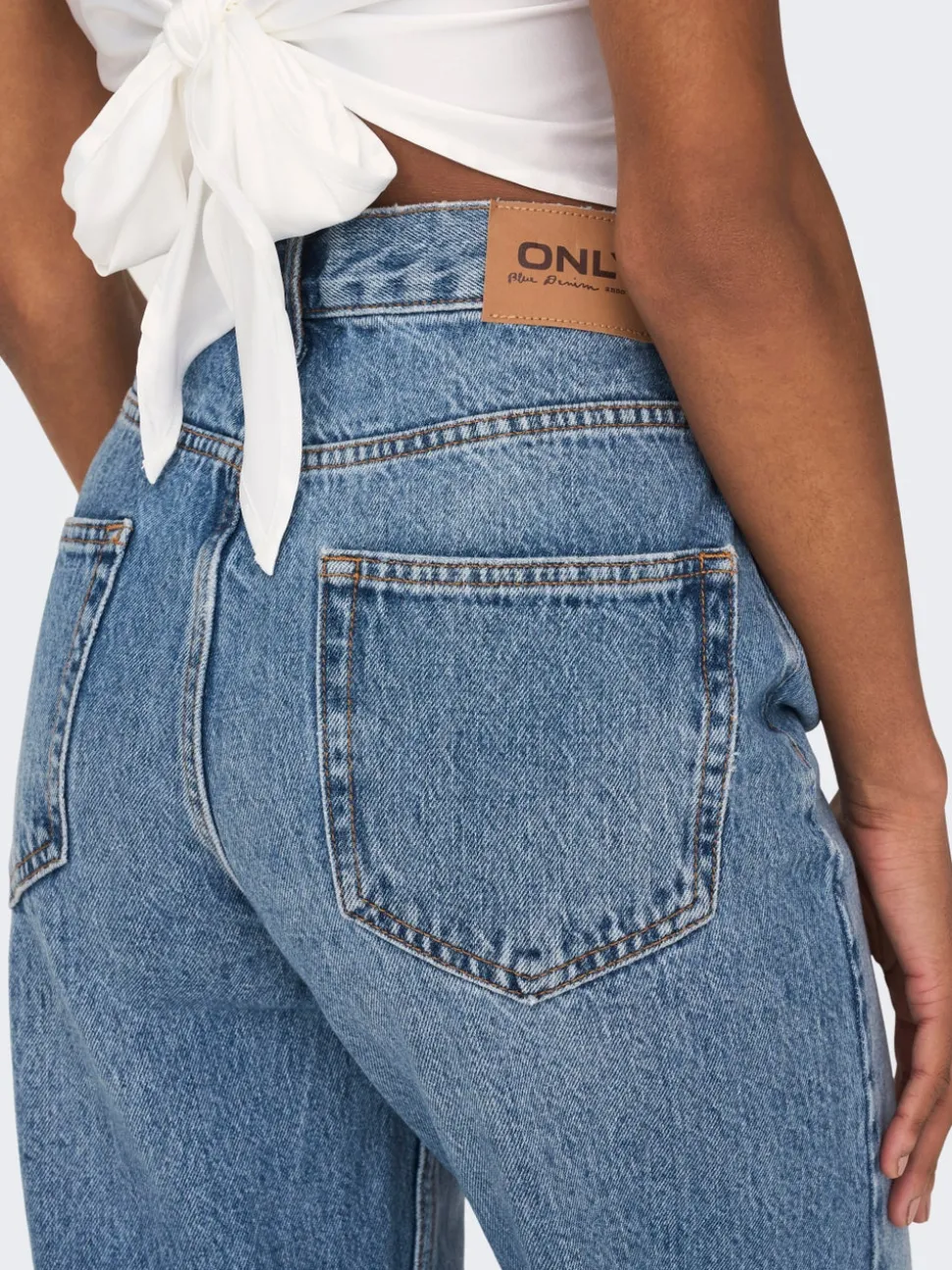 ONLROBYN Høy midje Straight Fit Jeans